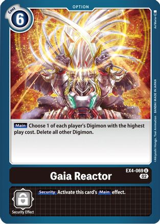 Gaia Reactor [EX4-069] [Alternative Being Booster]