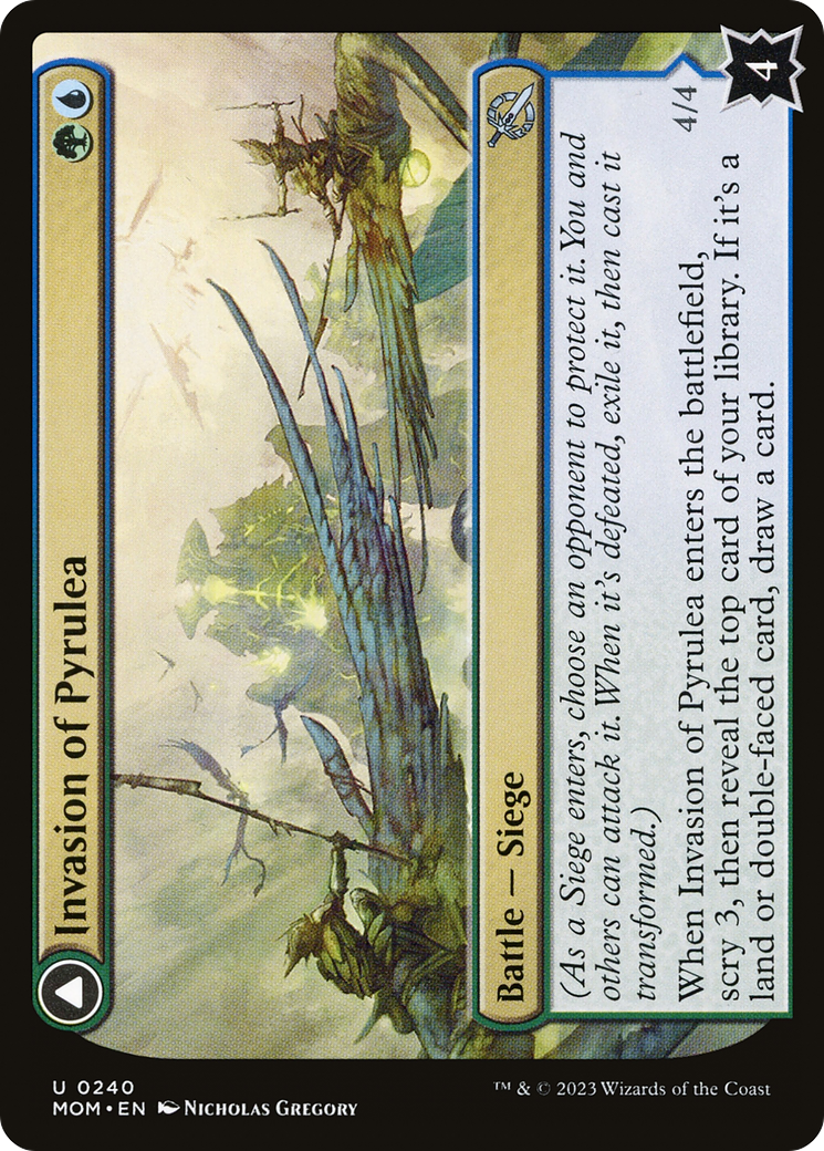 Invasion of Pyrulea (MOM-240)  - March of the Machine