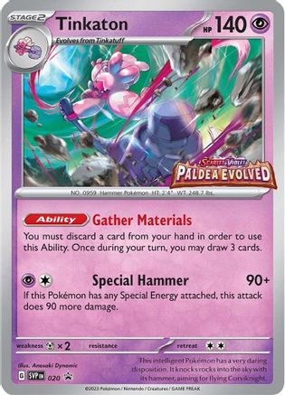 Tinkaton 020  - Holofoil SV Scarlet & Violet Promo Cards - Promo