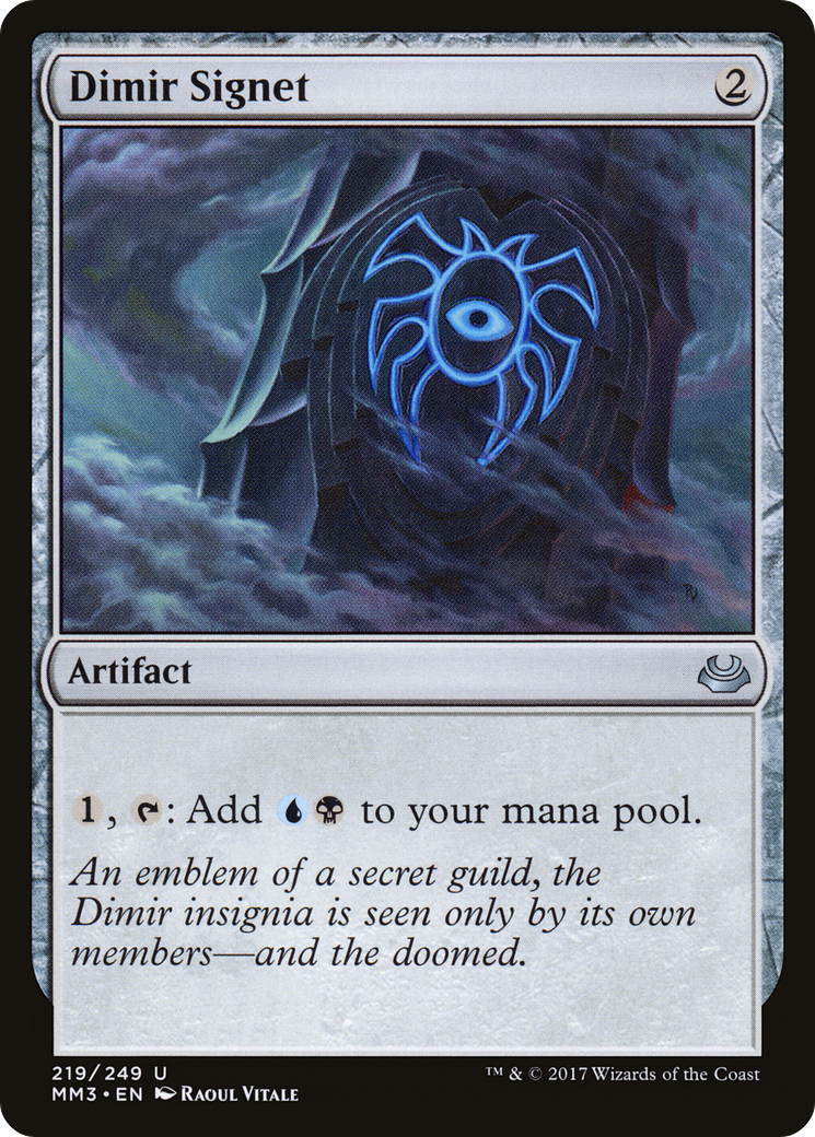 Dimir Signet (MM3-219)  - Modern Masters 2017