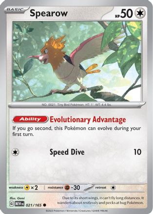 Spearow (021/165) [Scarlet & Violet 151]