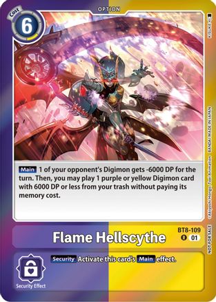 Flame Hellscythe [BT8-109] (Event Pack 5) [New Awakening Promos]
