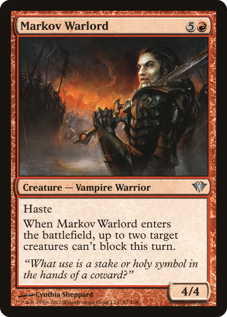 Markov Warlord (DKA-097) - Dark Ascension