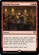 Disrupt Decorum (CMM-215)  - Commander Masters