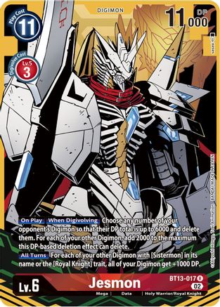 Jesmon (Alternate Art) (BT13-017) - Versus Royal Knights Foil