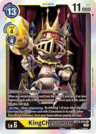 KingChessmon (BT13-045) - Versus Royal Knights Foil