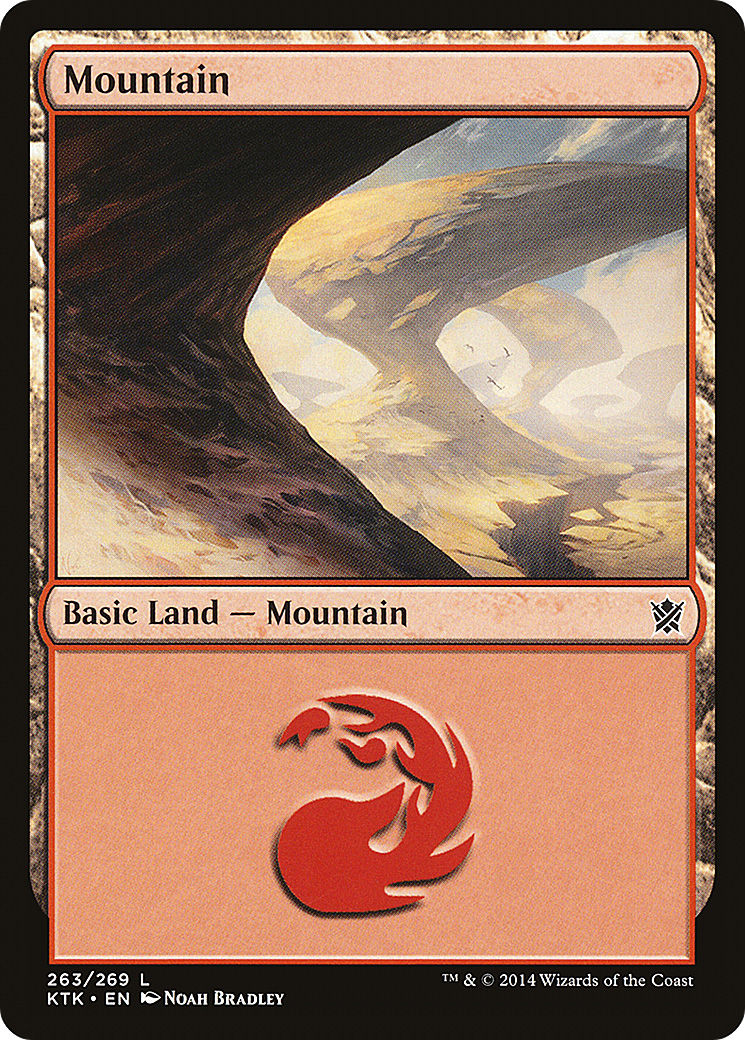Mountain (263) (KTK-263)  Foil - Khans of Tarkir