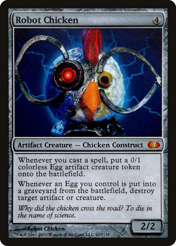 Robot Chicken (SPECIAL-042)  Foil - Celebration Cards