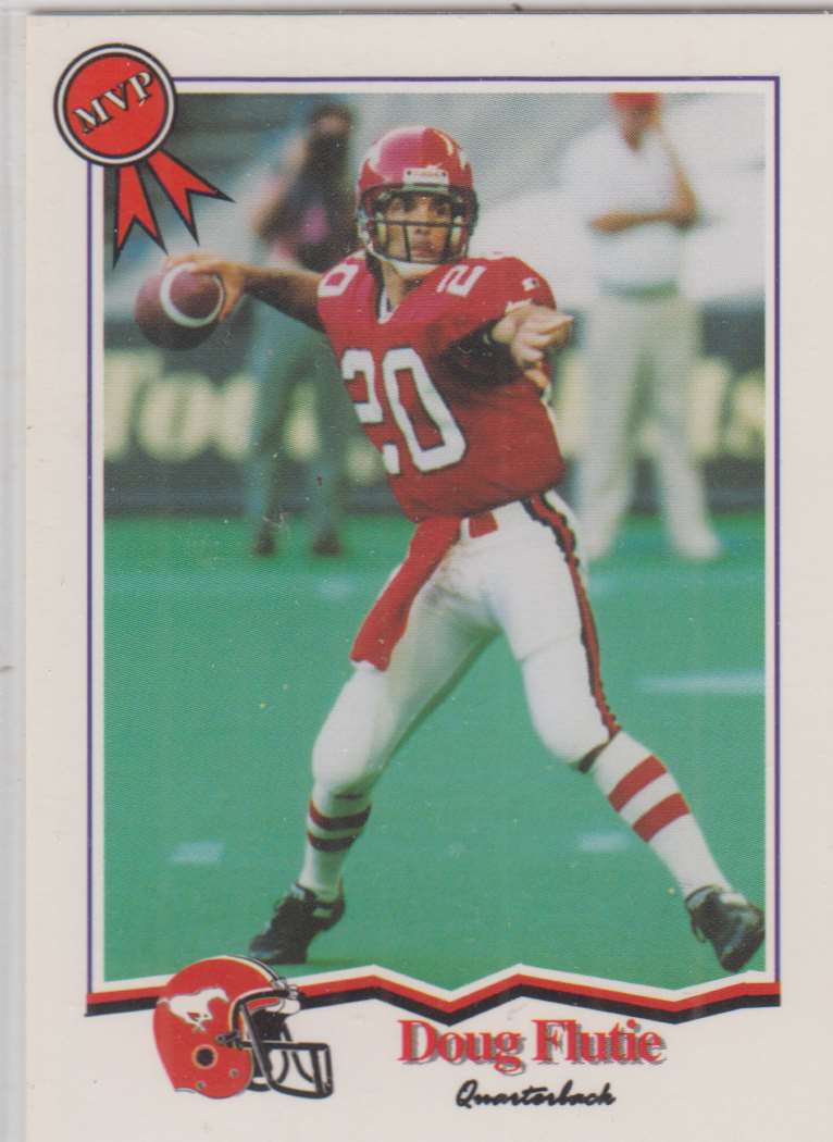 1994 Jogo CFL Football Series 1 Set of 110 Cards (1-110) with 2 different Doug Fluties