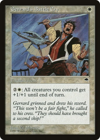 Gerrard's Battle Cry (TMP-021)  - Tempest