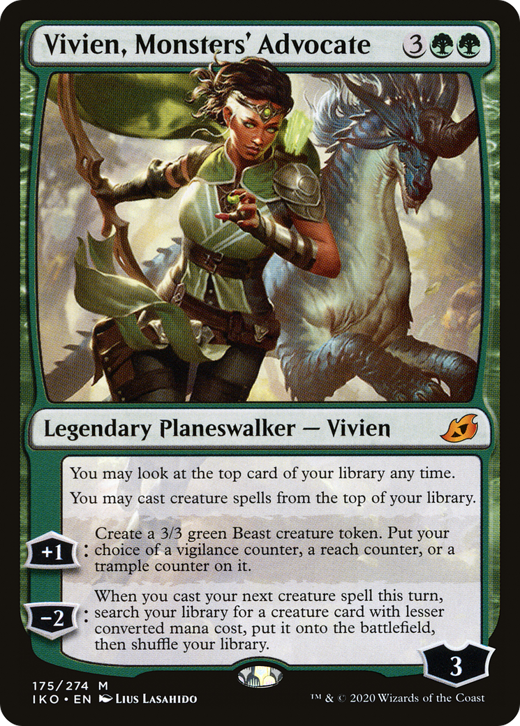 Vivien, Monsters' Advocate (IKO-175)  Foil - Ikoria: Lair of Behemoths