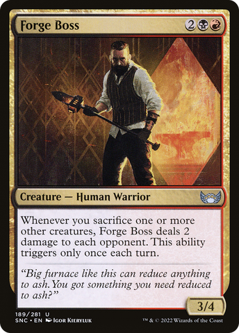 Forge Boss (SNC-189)  - Streets of New Capenna