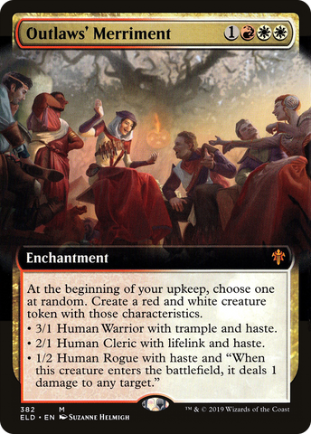 Outlaws' Merriment (Extended Art) (ELD-382)  Foil - Throne of Eldraine: (Extended Art)