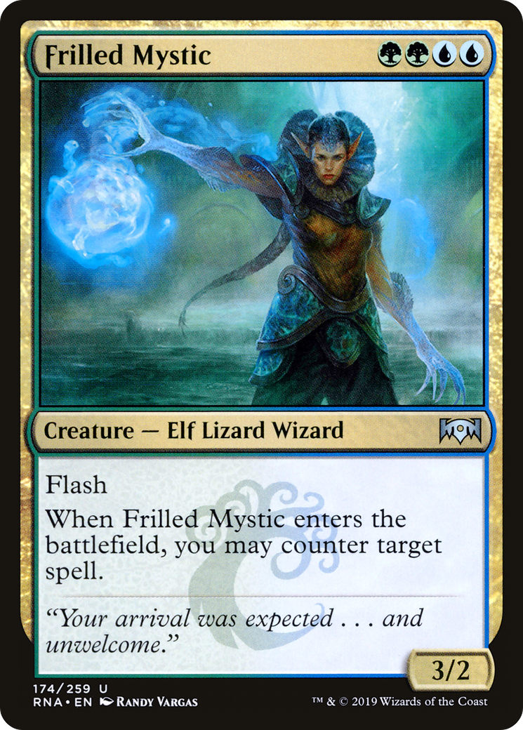Frilled Mystic (RNA-174)  Foil - Ravnica Allegiance