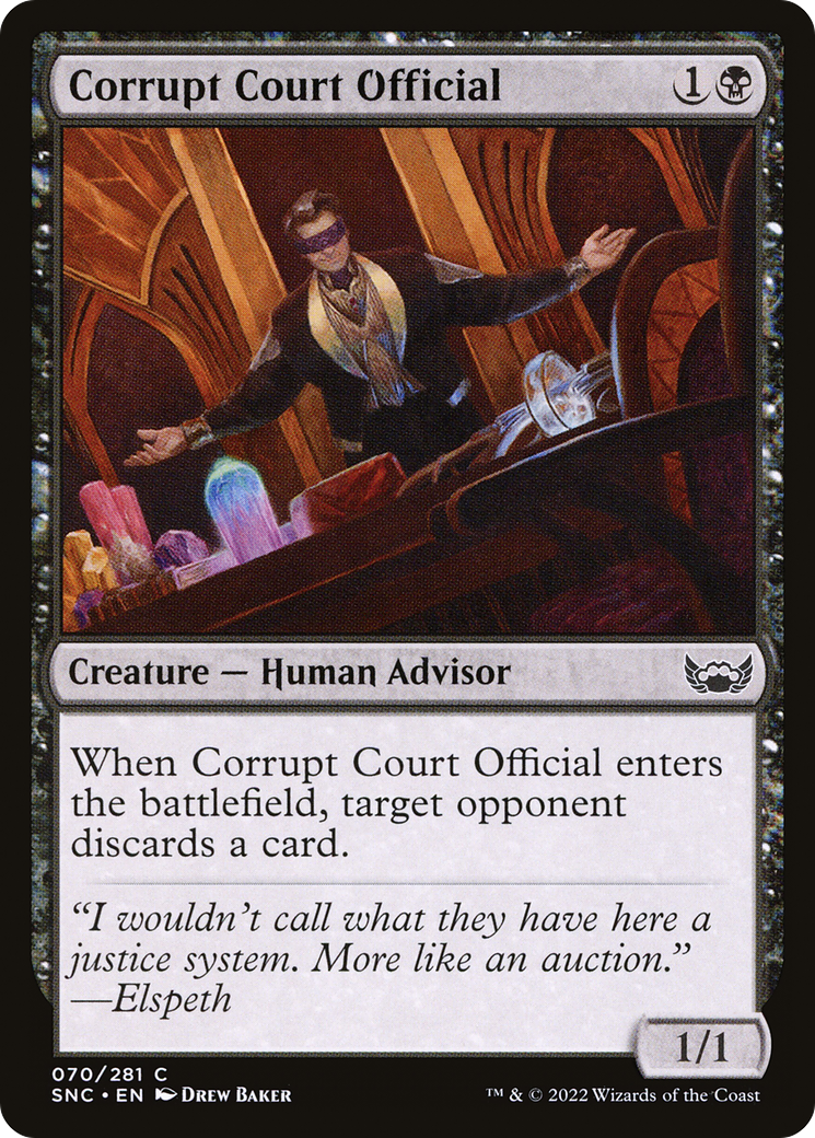 Corrupt Court Official (SNC-070) - Streets of New Capenna