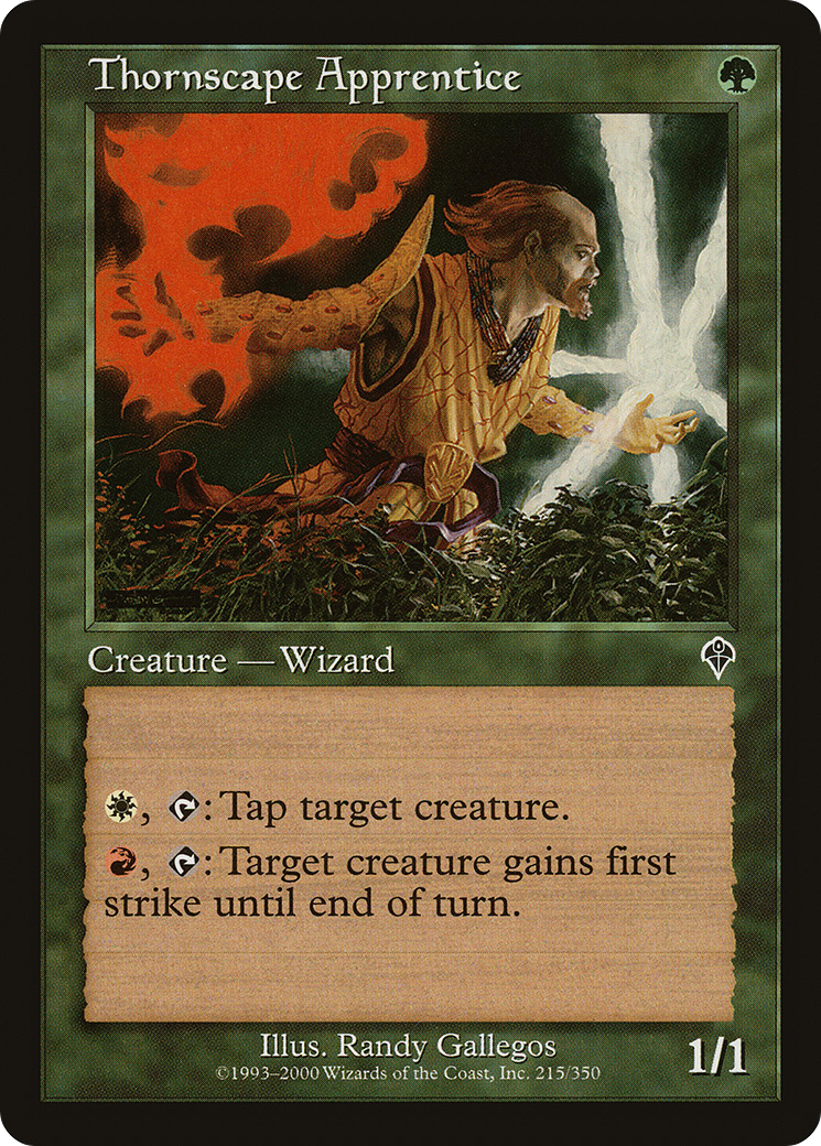 Thornscape Apprentice (INV-215)  - Invasion