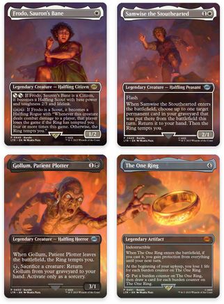 Mount Doom Scene [Set of 4] (LTR-448-451)  Foil - The Lord of the Rings: Tales of Middle-earth