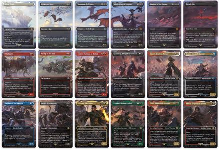 Battle of the Pelennor Fields Scene [Set of 18] (LTR-420-437)  - The Lord of the Rings: Tales of Middle-earth