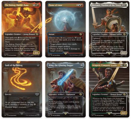 Bridge of Khazad-dum Scene [Set of 6] (LTR-405-410)  - The Lord of the Rings: Tales of Middle-earth