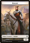 Knight Token (CLB-002) - Battle for Baldur's Gate Tokens Foil