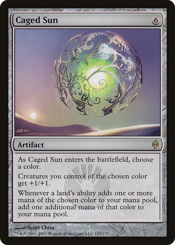 Caged Sun (NPH-132)  Foil - New Phyrexia