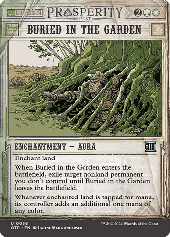 Buried in the Garden (OTP-038)  Foil - Breaking News: (Showcase) (Borderless)