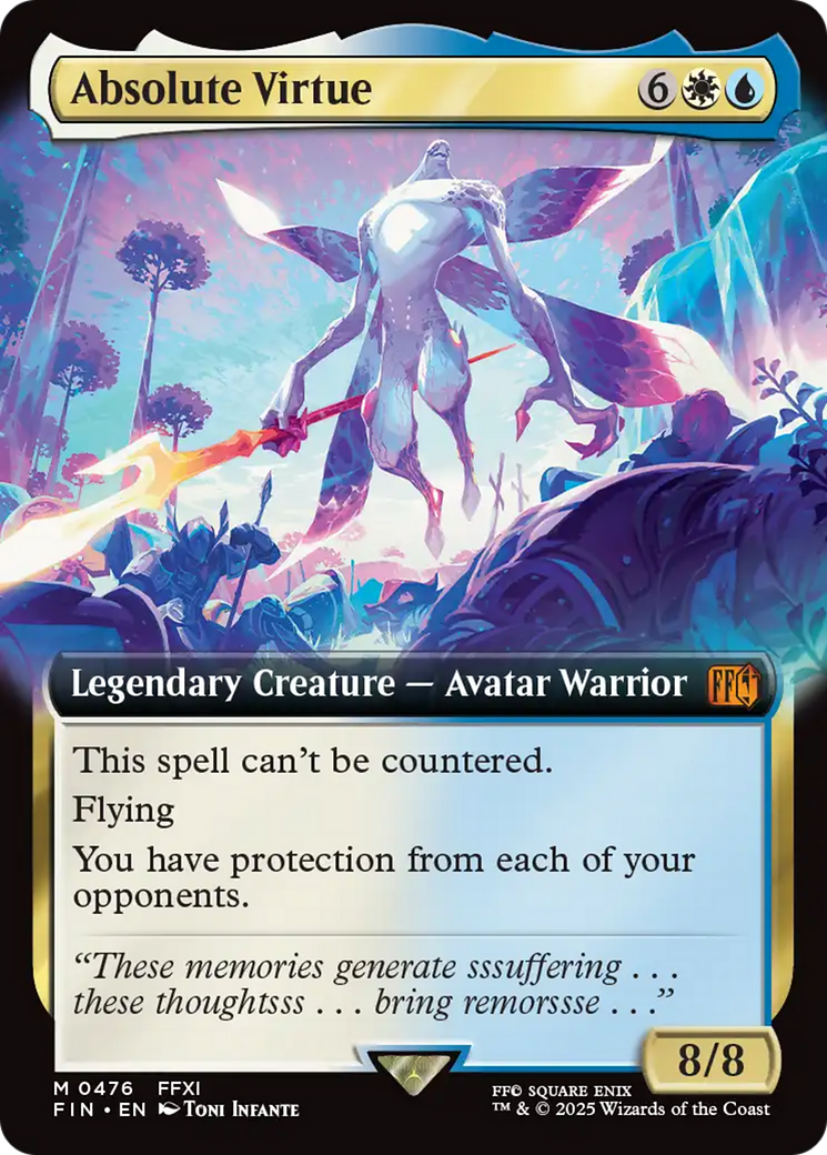 Absolute Virtue (Extended Art) (FIN-476)  Foil - FINAL FANTASY: (Extended Art)