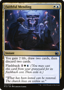 Faithful Mending (MID-221)  Foil - Innistrad: Midnight Hunt