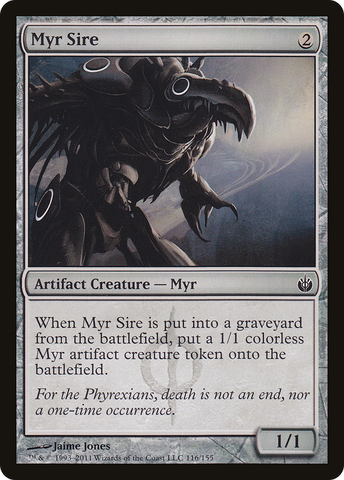 Myr Sire (MBS-116)  Foil - Mirrodin Besieged
