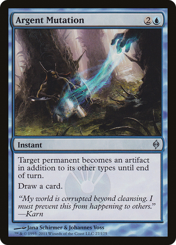 Argent Mutation (NPH-027)  Foil - New Phyrexia