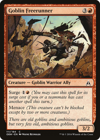 Goblin Freerunner (OGW-111)  Foil - Oath of the Gatewatch