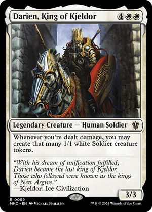 Darien, King of Kjeldor (MKC-059)  - Murders at Karlov Manor Commander