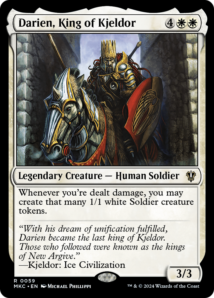 Darien, King of Kjeldor (MKC-059)  - Murders at Karlov Manor Commander