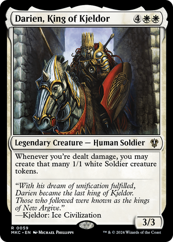 Darien, King of Kjeldor (MKC-059)  - Murders at Karlov Manor Commander