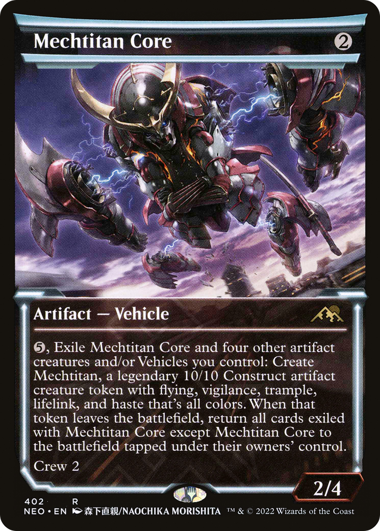 Mechtitan Core (Showcase) (NEO-402)  - Kamigawa: Neon Dynasty: (Showcase)