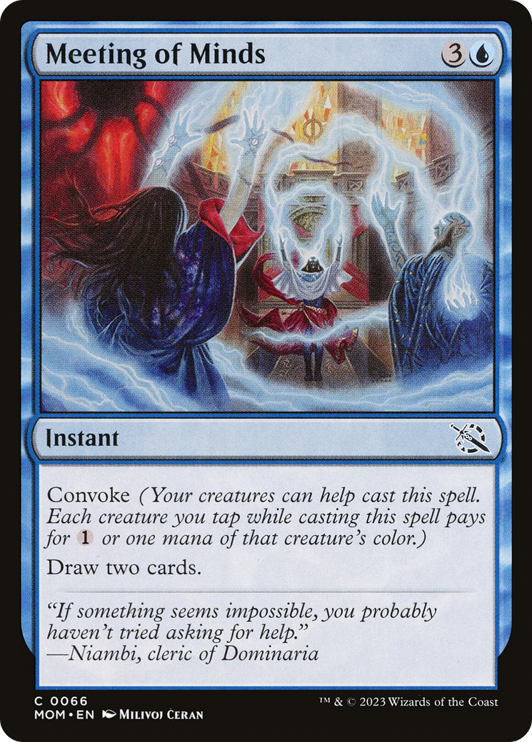 Meeting of Minds (MOM-066)  Foil - March of the Machine