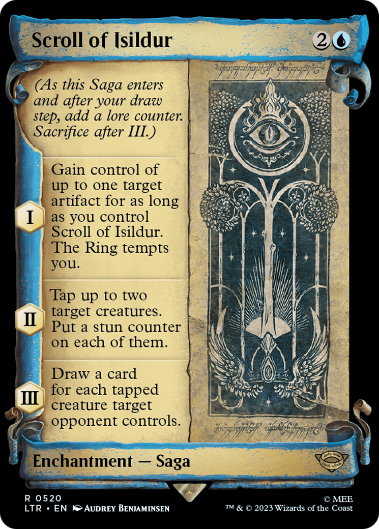 Scroll of Isildur (Showcase Scrolls) (LTR-520) - The Lord of the Rings: Tales of Middle-earth: (Showcase)