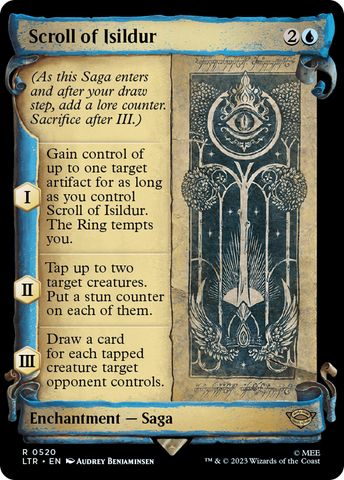 Scroll of Isildur (Showcase Scrolls) (LTR-520)  Foil - The Lord of the Rings: Tales of Middle-earth: (Showcase)