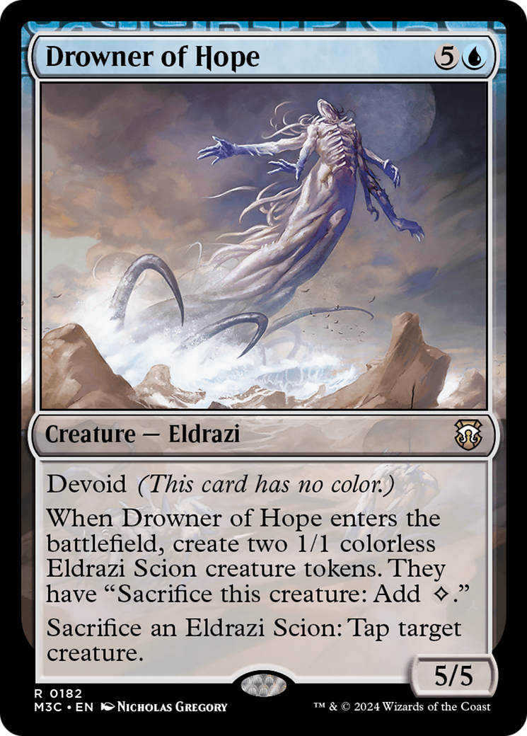 Drowner of Hope (M3C-182)  - Modern Horizons 3 Commander: (devoid)