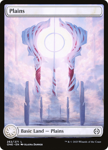Plains (262) - Full Art (ONE-262)  Foil - Phyrexia: All Will Be One