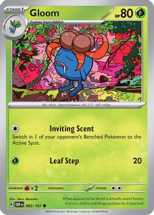 Gloom 002 - Reverse Holofoil SV03 Obsidian Flames
