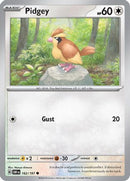 Pidgey 162 - Reverse Holofoil SV03 Obsidian Flames