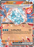 Eiscue ex 042/197  - Holofoil SV03 Obsidian Flames - Double Rare