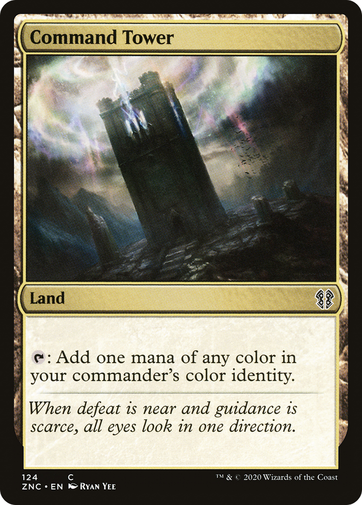 Command Tower (ZNC-124)  - Zendikar Rising Commander