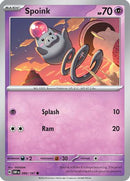 Spoink 090 - Reverse Holofoil SV03 Obsidian Flames