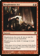 Blasphemous Act (ISD-130)  Foil - Innistrad