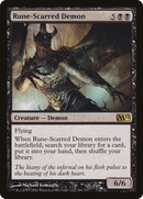 Rune-Scarred Demon (M12-106)  Foil - Magic 2012