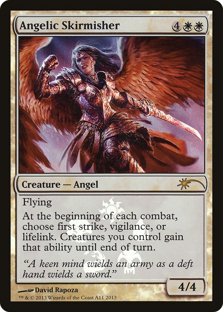 Angelic Skirmisher (MEDIA-A11)  Foil - Gatecrash Promos