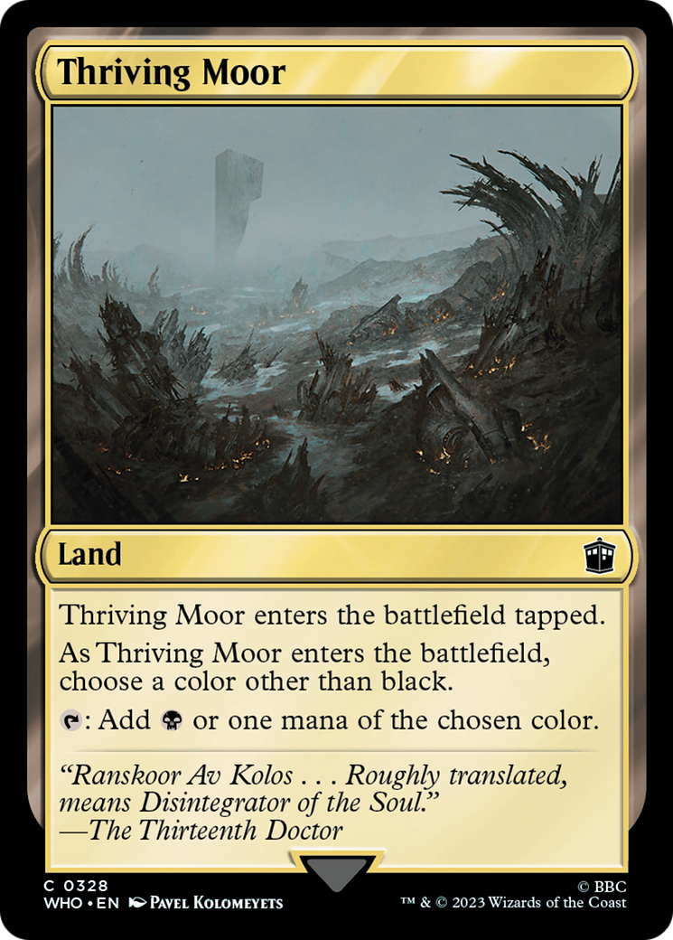 Thriving Moor (WHO-328)  Foil - Doctor Who