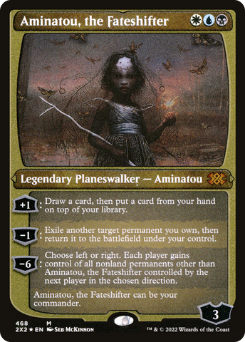 Aminatou, the Fateshifter (Foil Etched) (2X2-468)  Foil - Double Masters 2022
